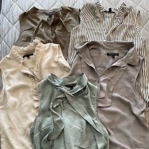 Lot of 5 banana republic tops